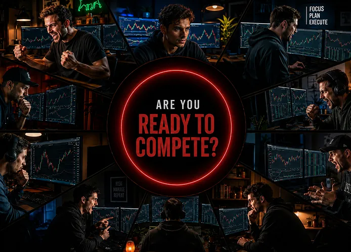 Tradeiators trading competition dashboard preview